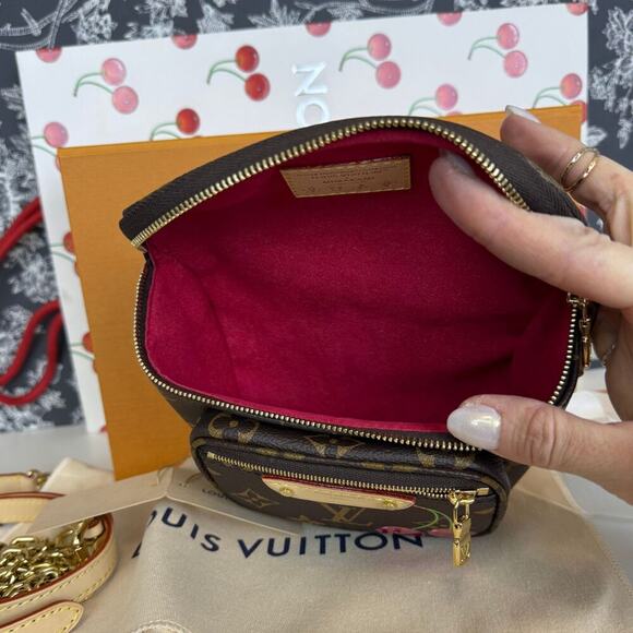 LOUIS VUITTON MURAKAMI Mini Bumbag NWT Bum Bag M13449 2025 Cherry Cerises Box - Picture 10 of 13